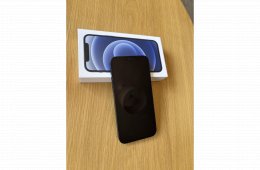 Eladó iPhone 12 64GB fekete + Apple Magsafe tok, Akku: 90%