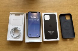 Eladó iPhone 12 64GB fekete + Apple Magsafe tok, Akku: 90%