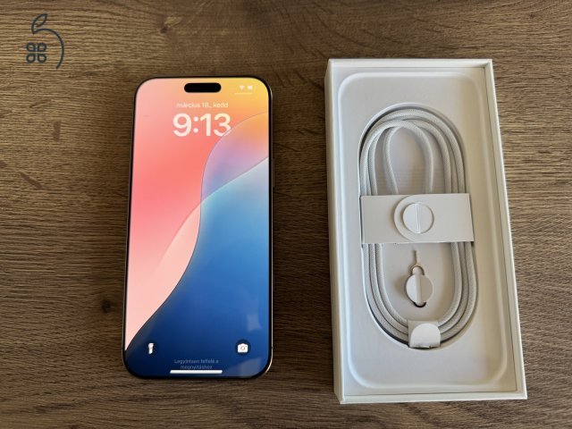 ÚJ - iPhone 16 Pro MAX 256 GB Desert Titán - 0 perces - 0 CIKLUS - APPLE GARANCIA