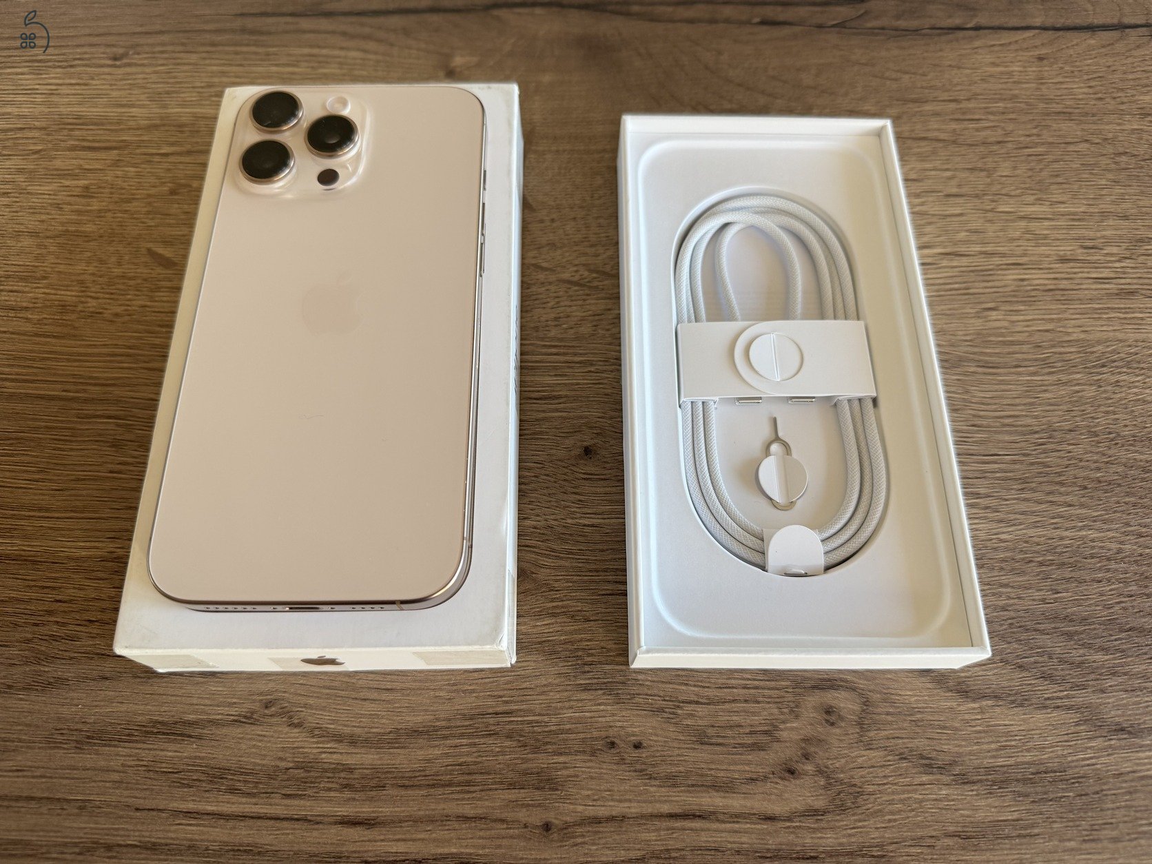 ÚJ - iPhone 16 Pro MAX 256 GB Desert Titán - 0 perces - 0 CIKLUS - APPLE GARANCIA