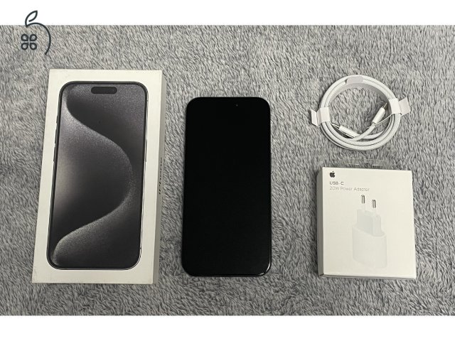 iPhone 15 Pro 128GB - AKKU 100% - Gyári Független, hibátlan állapotban