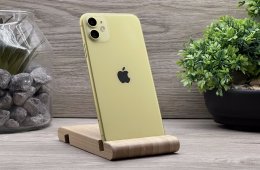 Hibátlan iPhone 11 Yellow 128GB 2 ÉV Garanciával Számlával 100% Akksi
