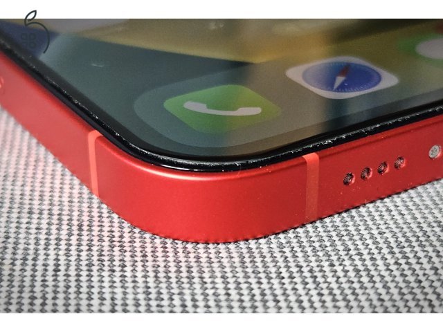 iPhone 14 Plus 128GB Red, újszerű független telefon 100% akku.-val.