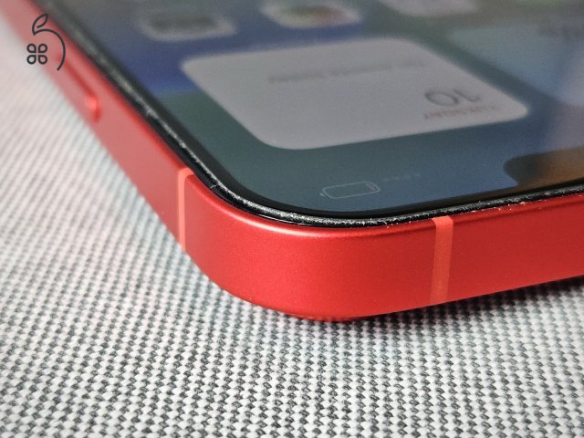iPhone 14 Plus 128GB Red, újszerű független telefon 100% akku.-val.