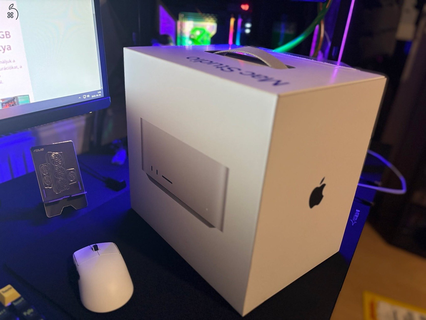 Apple Mac Studio M2 Max (MQH73SL/A) - 12C CPU/30C GPU/32GB/512GB SSD - BeszámítOK! Gari: 2026.10.26