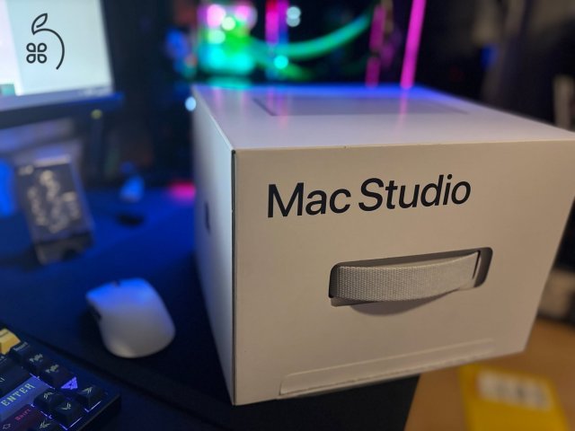 Apple Mac Studio M2 Max (MQH73SL/A) - 12C CPU/30C GPU/32GB/512GB SSD - BeszámítOK! Gari: 2026.10.26
