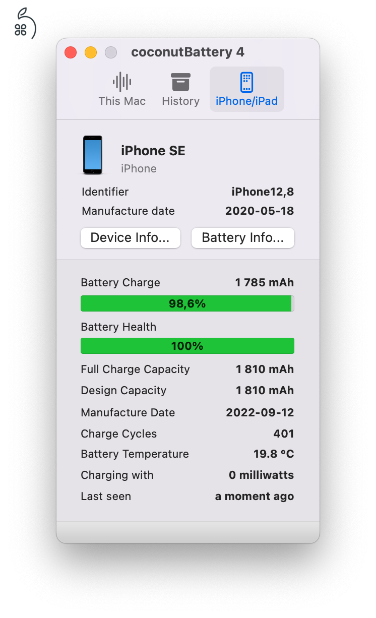 iPhone SE 2020 64GB – 100% akku – Független – Töltőkábel + Tok + Üvegfólia a készüléken!