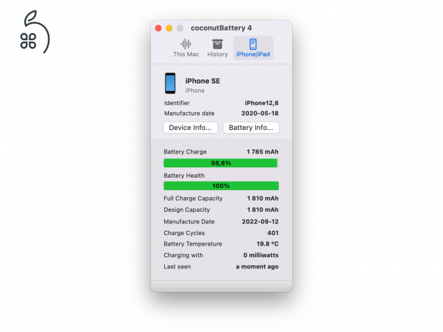 iPhone SE 2020 64GB – 100% akku – Független – Töltőkábel + Tok + Üvegfólia a készüléken!