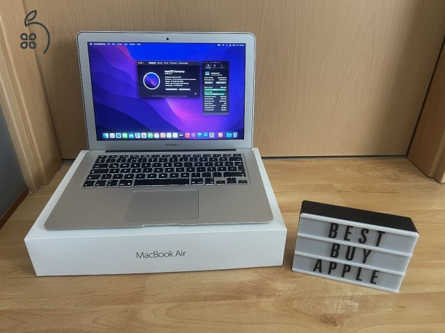 2017 MacBook Air 13 / i5 / 8GB / 128GB SSD / Magyar / 89% Aksi / Eladó ! ! !