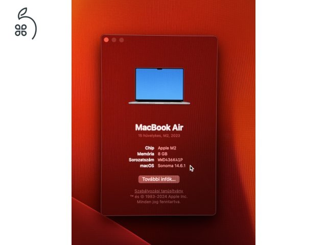 Macbook Air 2023 M2 15,3” 512 GB