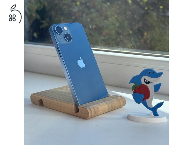 GYÖNYÖRŰ iPhone 13 mini 256GB Blue - Kártyafüggetlen, 1 ÉV GARANCIA, 100% Akkumulátor, DA26