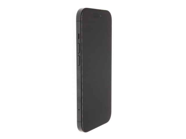!! 1 ÉV GARANCIA !! Apple iPhone 15 128 GB Black Titanium 90%