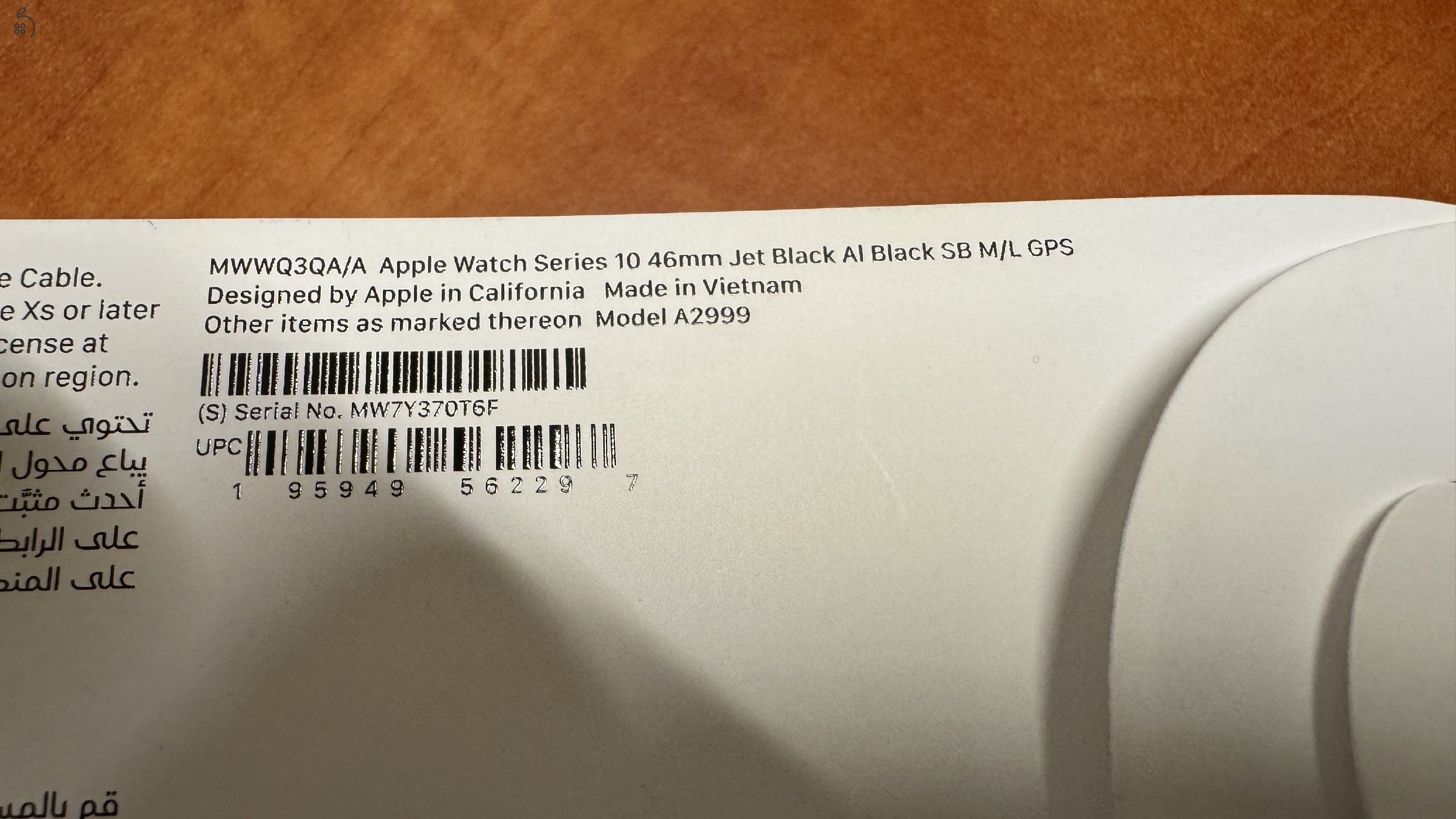 Apple Watch S10 46mm GPS eladó