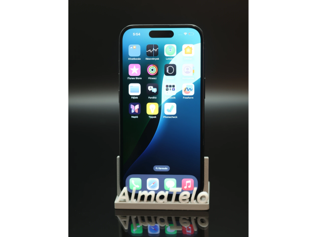 Apple iPhone 15 128 GB Black Titanium 90% akku - 12 HÓ GARANCIA