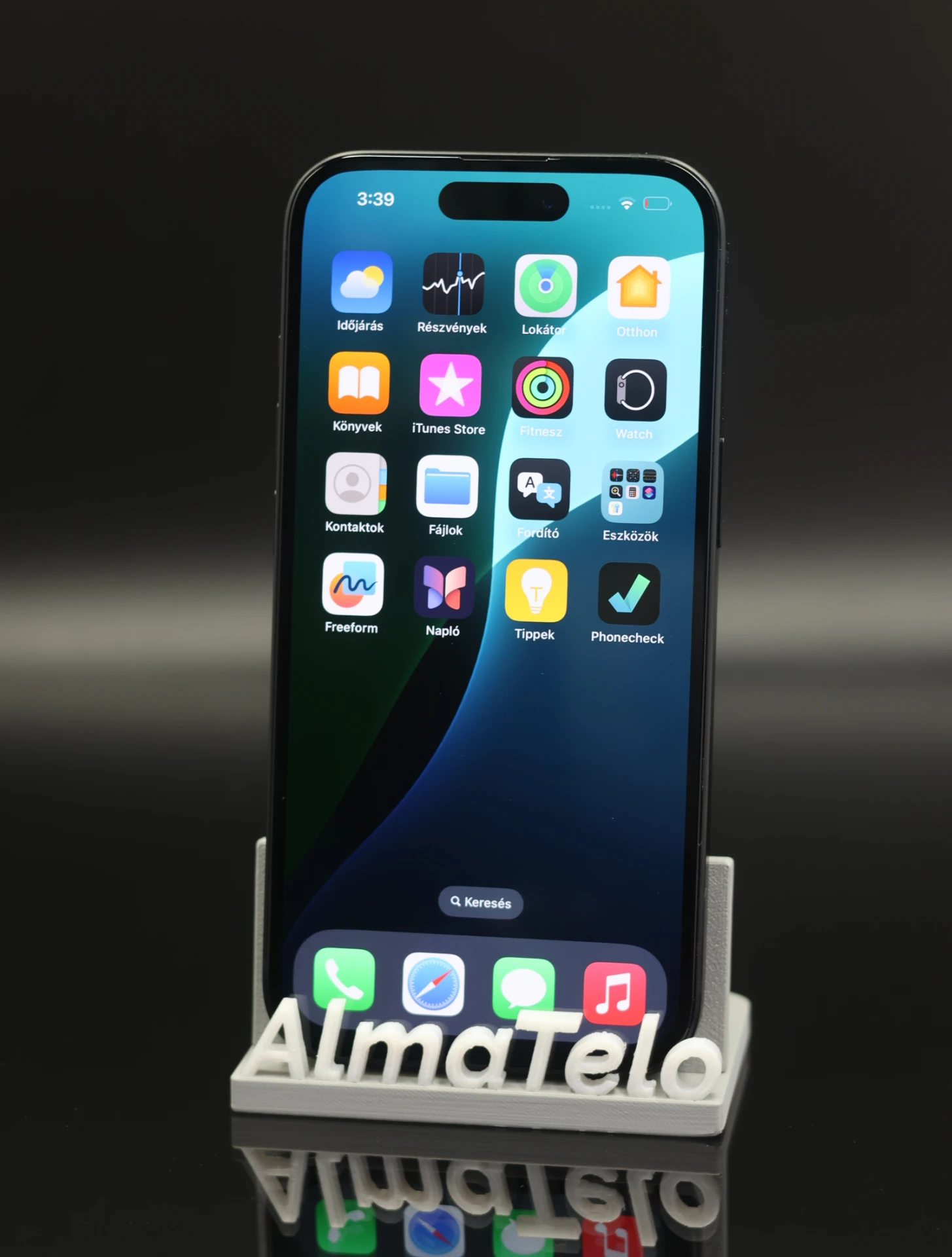 Apple iPhone 15 128 GB Black Titanium 90% akku - 12 HÓ GARANCIA