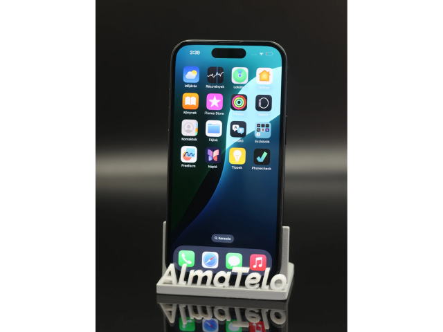 Apple iPhone 15 128 GB Black Titanium 90% akku - 12 HÓ GARANCIA