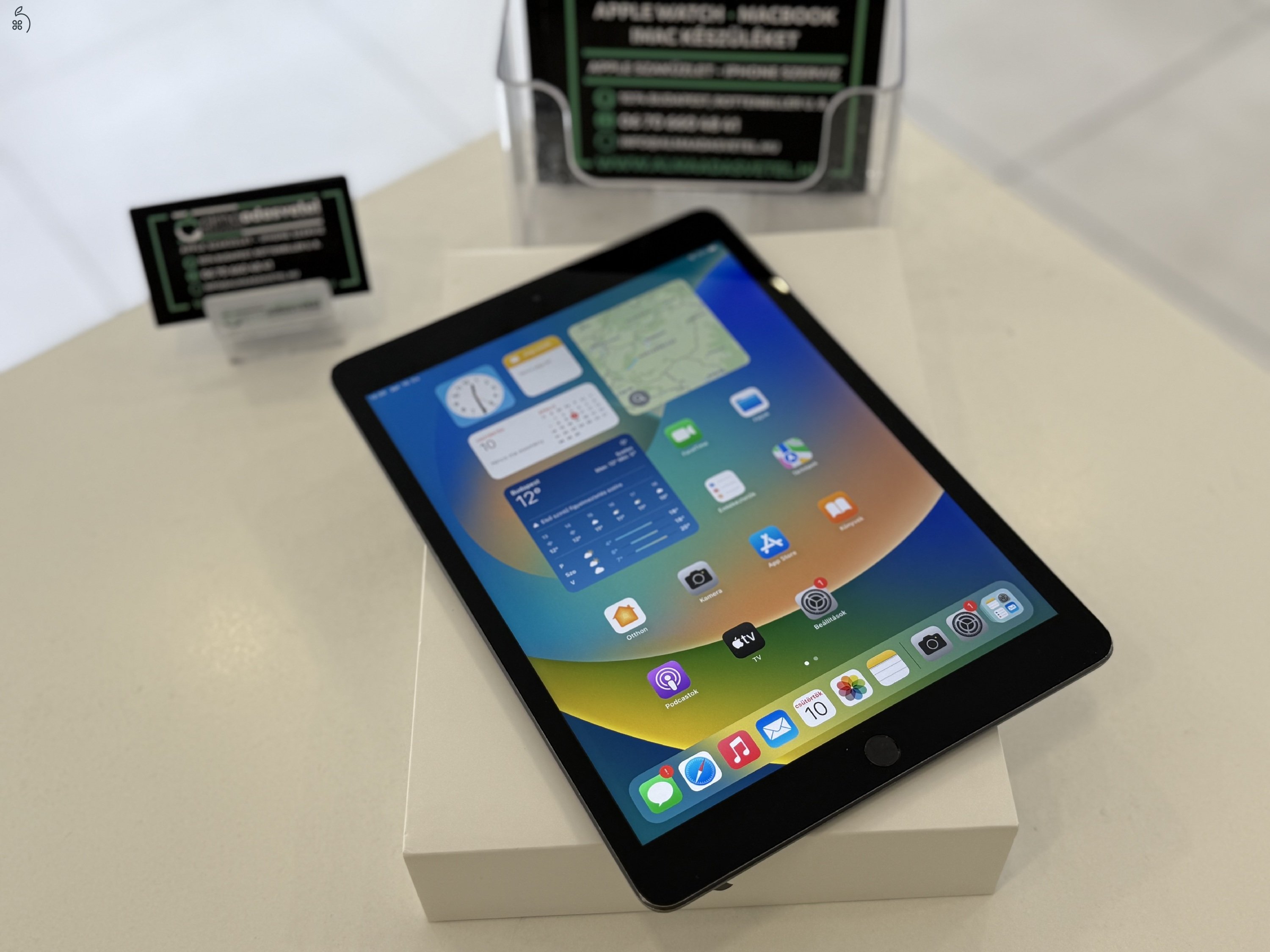 iPad 8th. 128GB Cellular Használt/1-3 hónap gar./Akku 91%/p4189