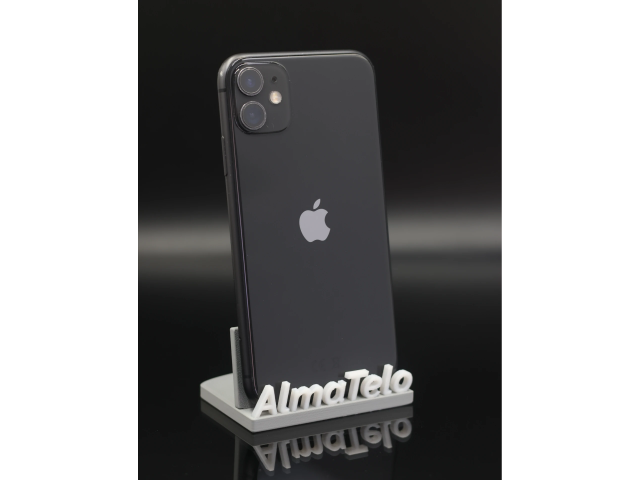 Apple iPhone 11 128 GB Black 100% akku - 12 HÓ GARANCIA