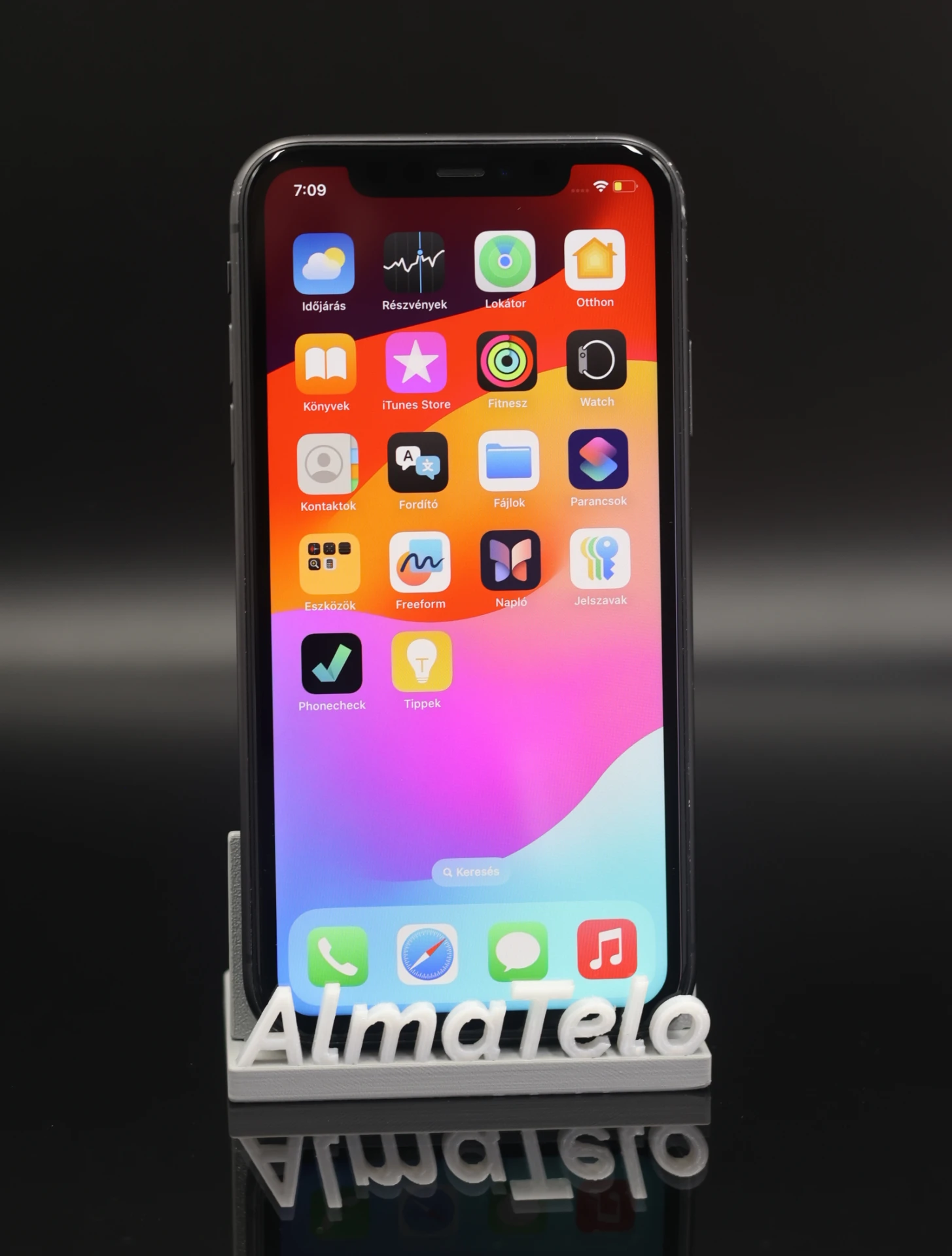 Apple iPhone 11 128 GB Black 100% akku - 12 HÓ GARANCIA