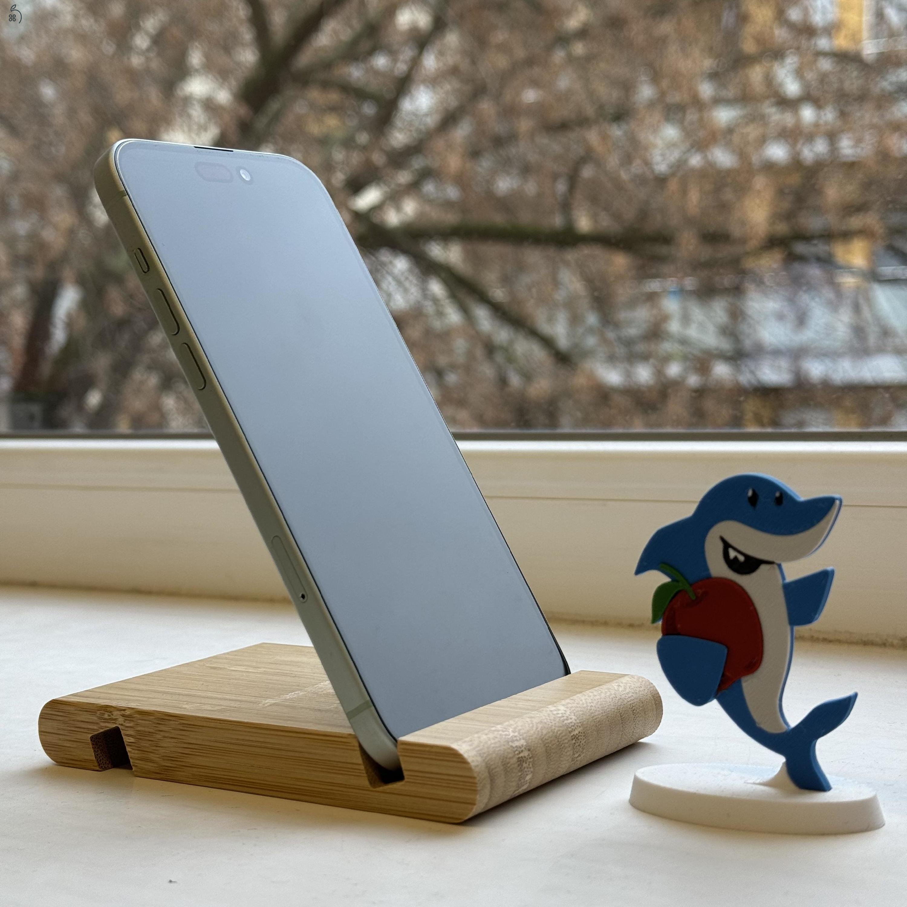 GYÖNYÖRŰ iPhone 15 Plus 256GB Blue -1 ÉV GARANCIA, Kártyafüggetlen, 91% Akkumulátor, AN01