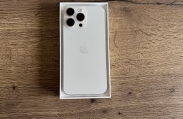 iPhone 16 Pro MAX 512 GB White Titán - - Apple Garancia - 8 ciklus - MINT AZ ÚJ !!