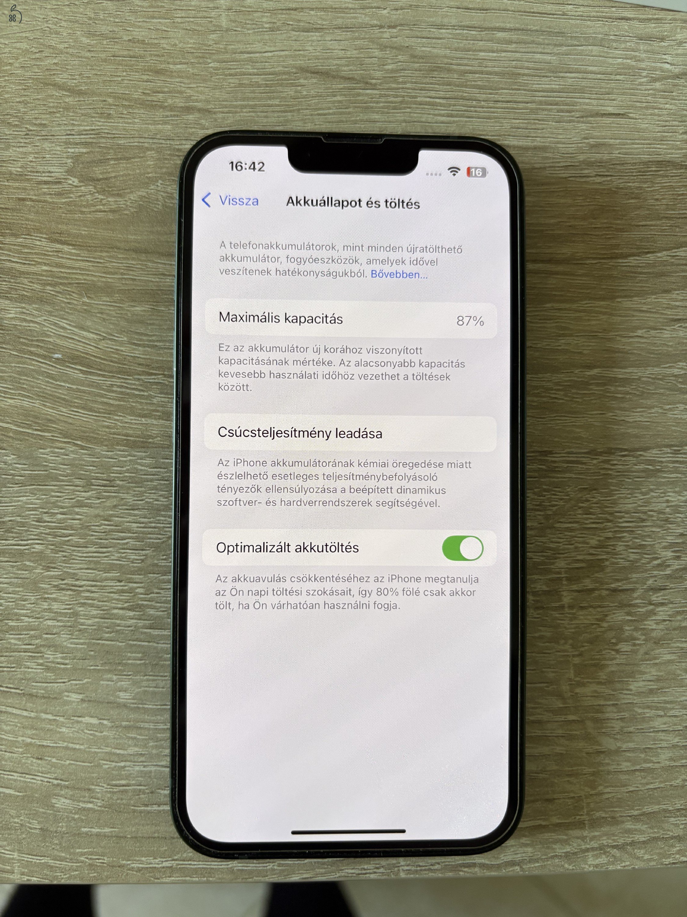 iPhone 13 128 GB garanciális
