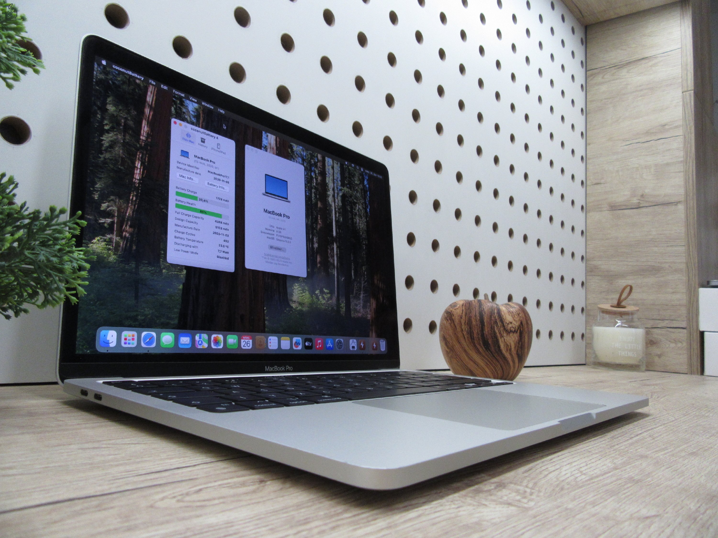  Apple Macbook 13 M1 Pro Touchbar - 2020 - Használt, megkímélt