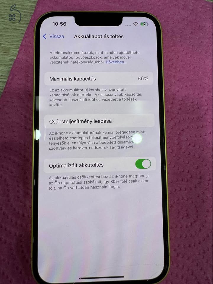 Iphone 14 128 Gb sárga