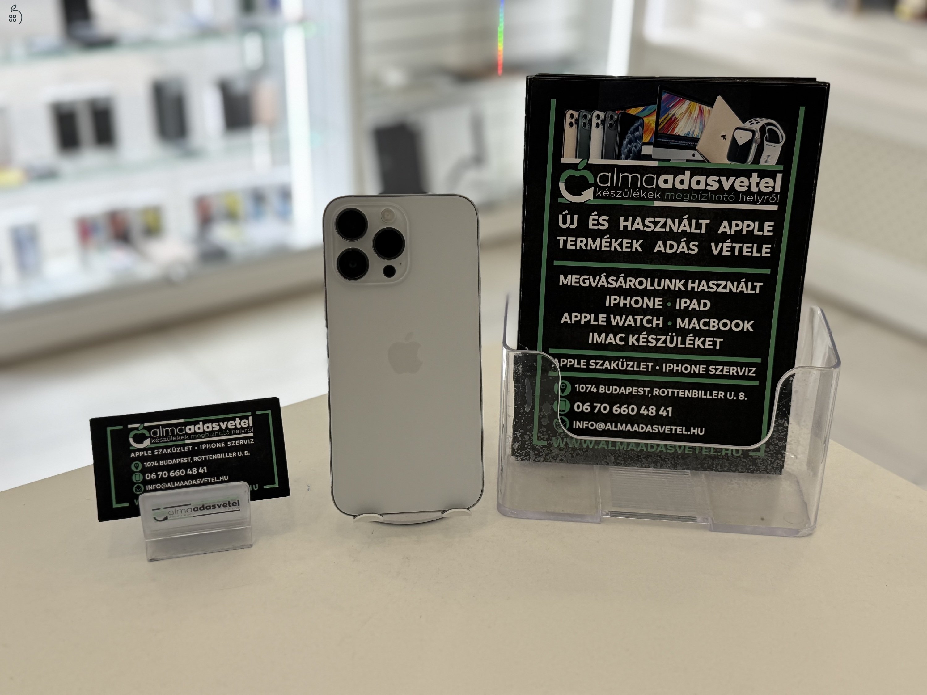 iPhone 14 Pro Max 512GB Független Újszerű/1-3 hónap gar./Akku 83%/p4216