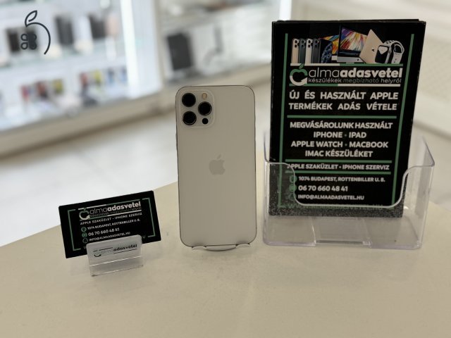 iPhone 12 Pro Max 256GB Független Használt/1-3 hónap gar./Akku 100%/p4217