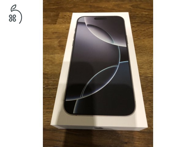 iPhone 16 Pro 128GB - (Black Titan) - Csak 1db!