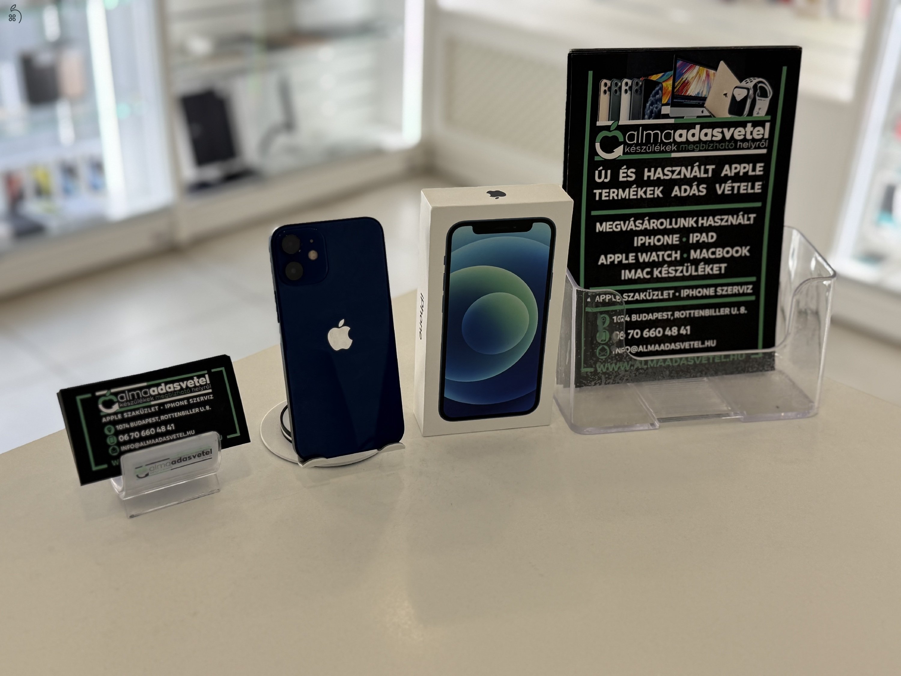 iPhone 12 Mini 64GB Vodafone/1-3 hónap gar./Akku 100%/p4224