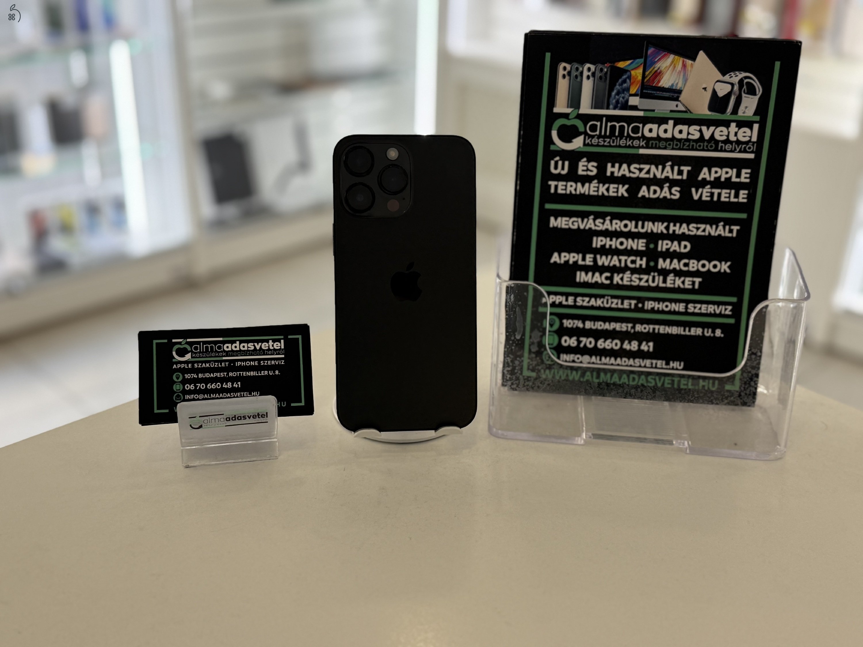 iPhone 14 Pro Max 256GB Függetelen Megkímélt/1-3 hónap gar./Akku 88%/p4226