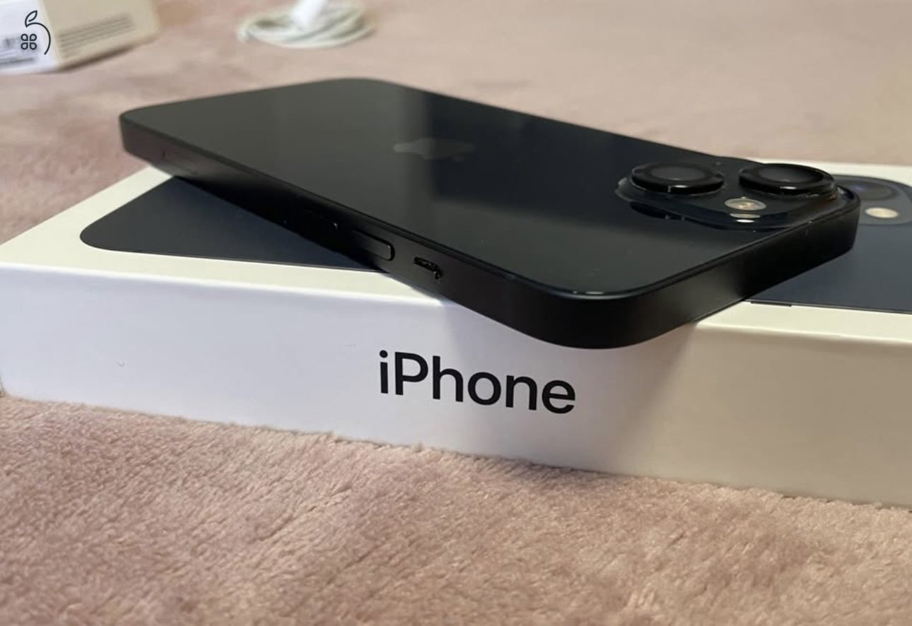 iPhone 13 256GB - AKKU 90% - Éjfekete, hibátlan állapotban