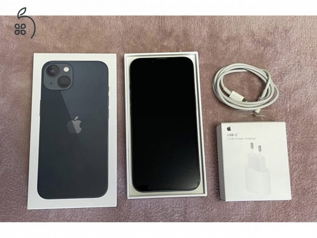 iPhone 13 256GB - AKKU 90% - Éjfekete, hibátlan állapotban