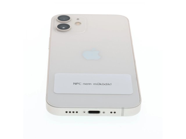 !! 1 ÉV GARANCIA !! Apple iPhone 12 Mini 128 GB White 100%