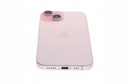 !! 1 ÉV GARANCIA !! Apple iPhone 15 128 GB Pink 92%