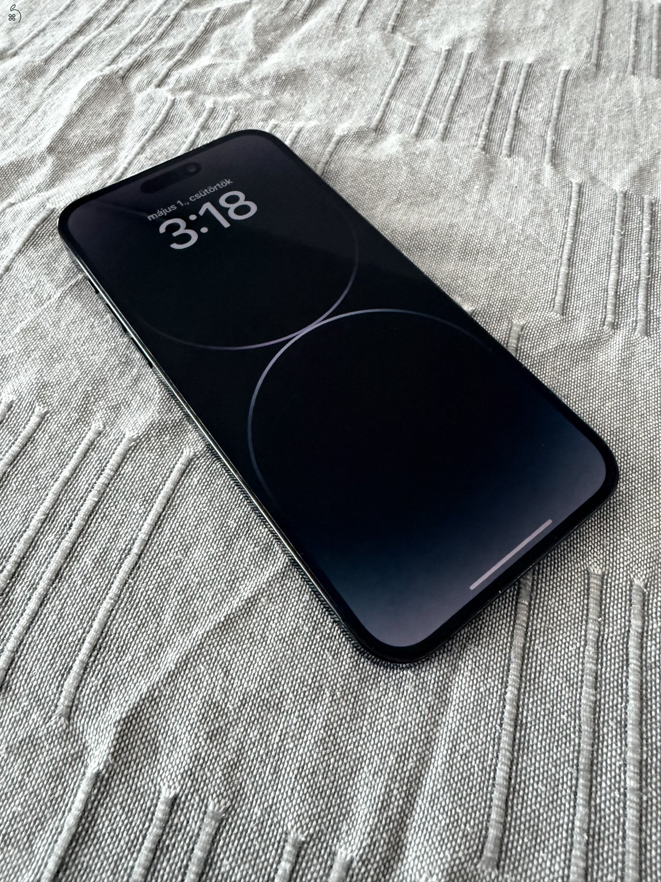 iPhone 14 Pro Max 128GB Space Black, Gyárilag kártyafüggetlen! Garancia Dec 30-ig