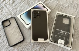 iPhone 14 Pro Max 128GB Space Black, Gyárilag kártyafüggetlen! Garancia Dec 30-ig