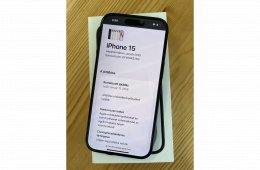 iPhone 15 128GB Makulátlan! Akku 100%!