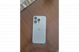 Iphone 15 pro,natúr titán, 256gb,87%,hibátlan