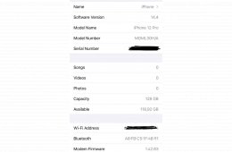 Iphone 12 pro, silver, 128 gb, 100% aksi