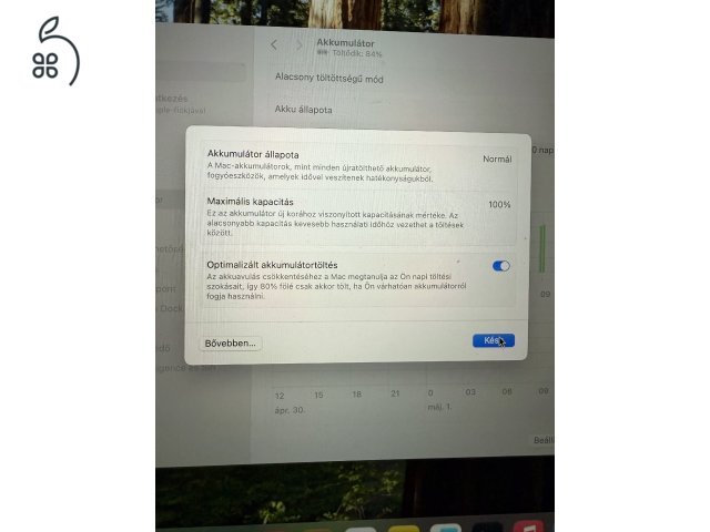 Macbook Air M1, 13”, 256Gb Ssd, 8Gb Ram, 100% aksi