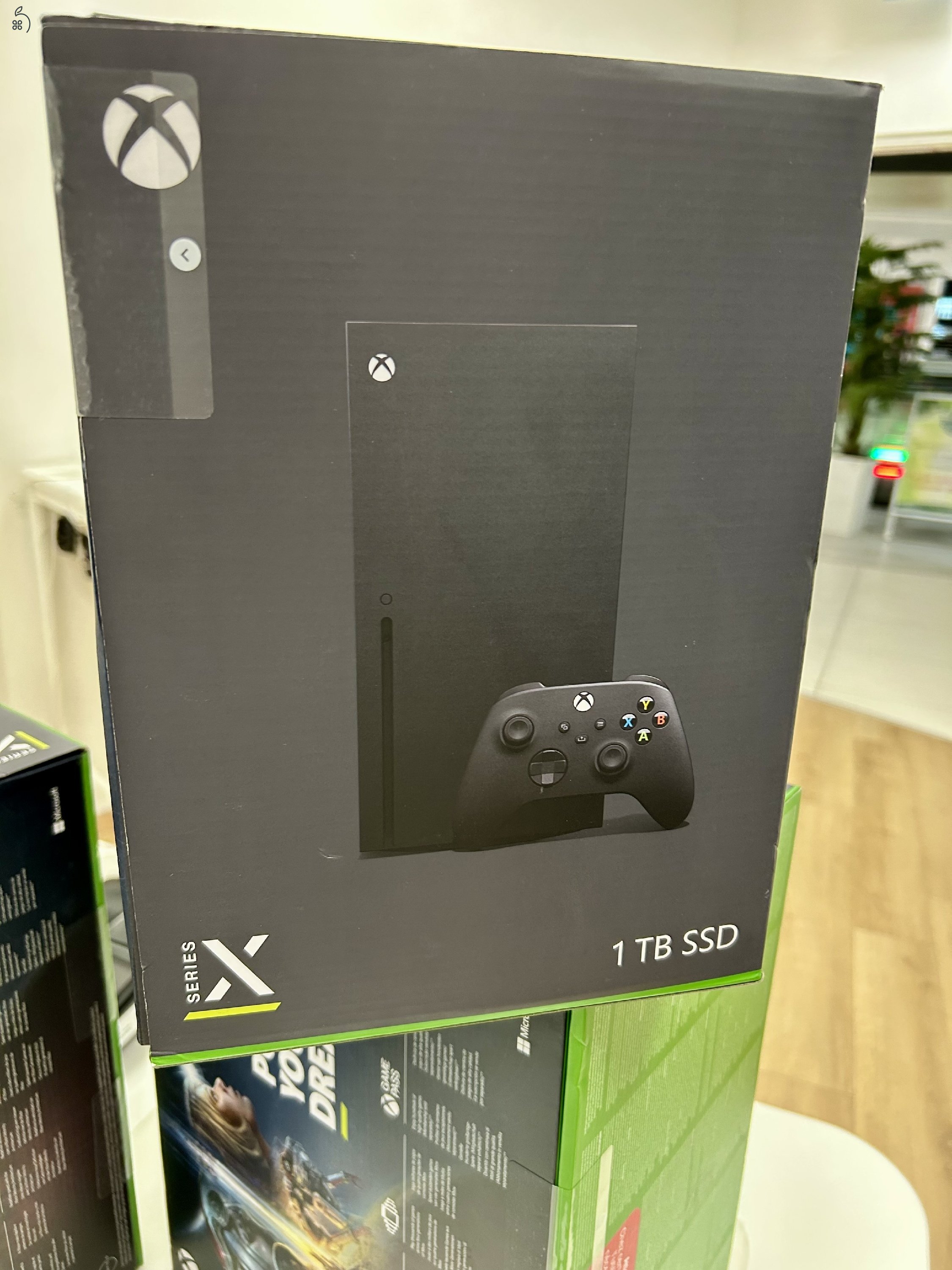 Bontatlan Xbox Series X 1TB 2 év gyári garanciával üzletből!