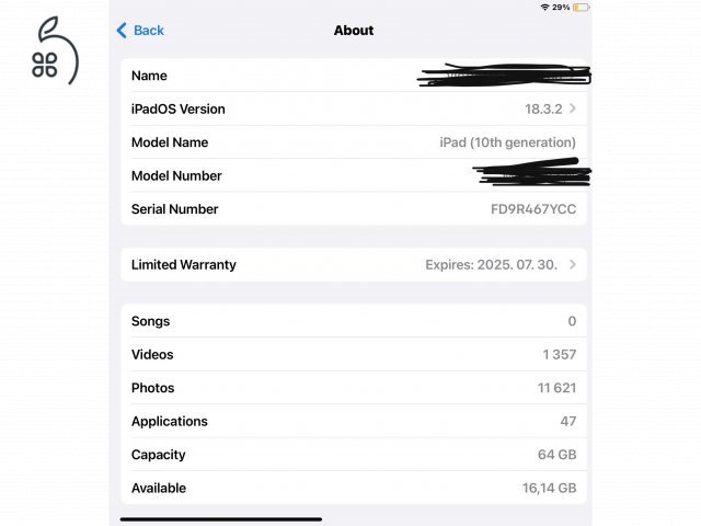 iPad 10th gen 64gb 