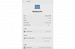 Macbook Pro M1 - 8GB RAM, 512GB SSD, Garanciális