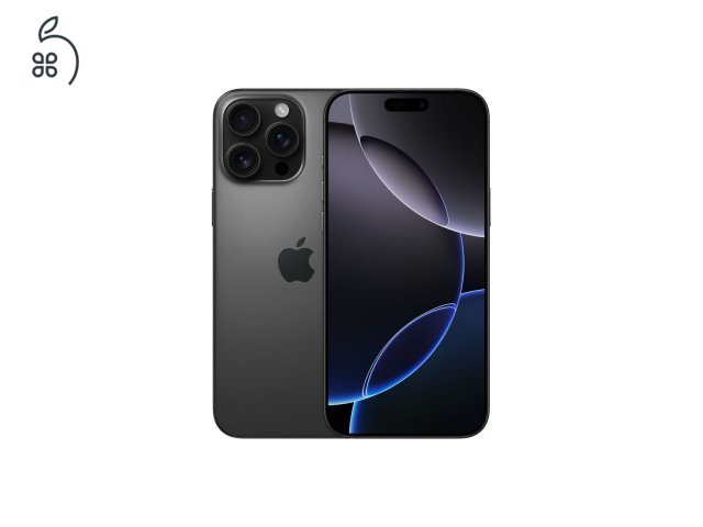 iPhone 16 Pro 128GB - (Black Titan) - Csak 1db! 