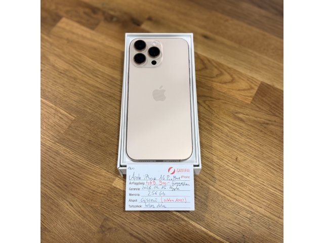 161. Apple iPhone 16 Pro Max - 256 GB - Desert Titan - 2026.04. Apple gar.