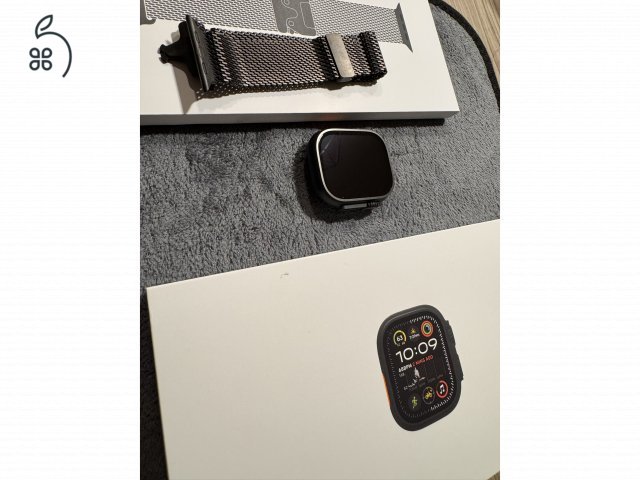 Apple Watch Ultra 2 49mm LTE Titanium Black-Milanese Loop Black M