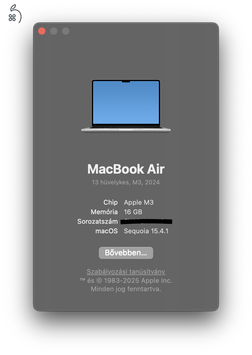 Eladó MacBook Air 13